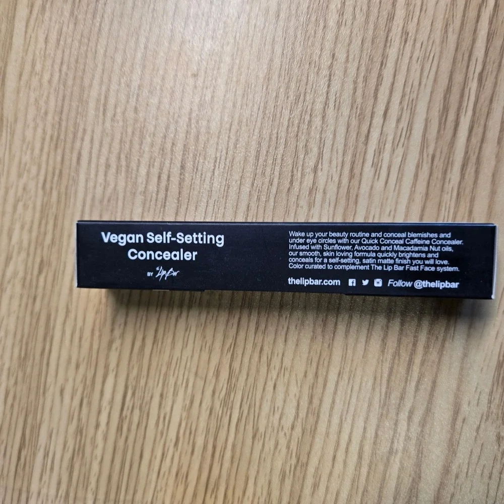 The Lip Bar Quick Conceal Vegan Caffeine Concealer Cinnamon 4:00 Face Makeup